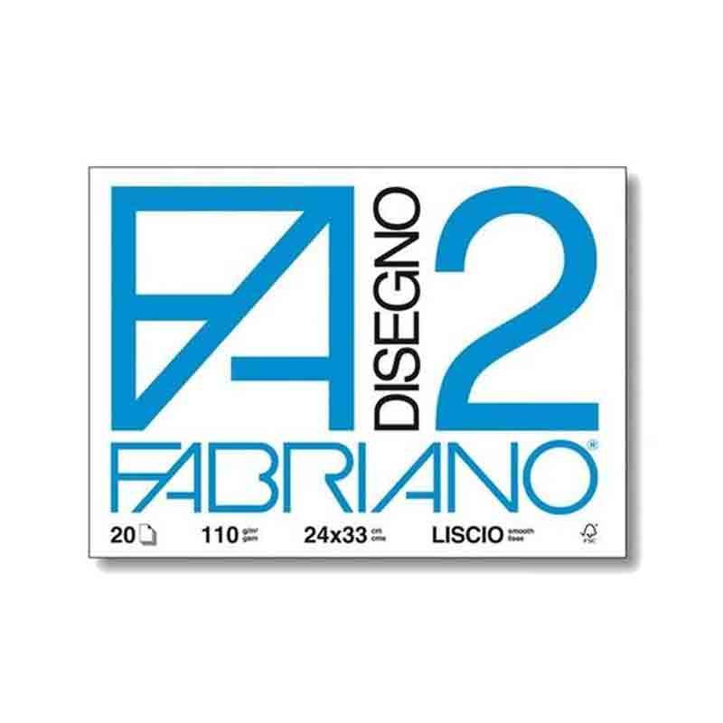 Album disegno fabriano f2 24x33 20 fg. liscio 18786