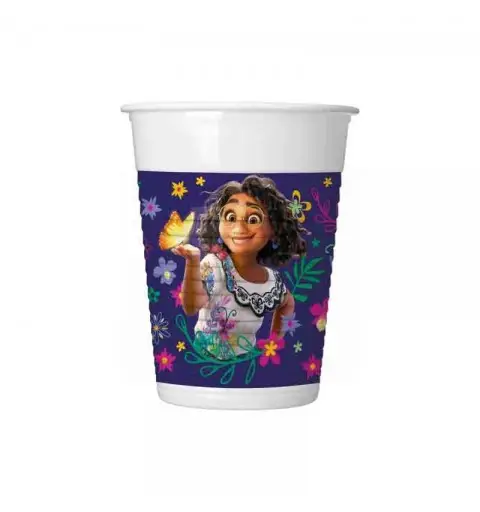 Bicchiere plastica 200 ml Encanto 8 pz 95054