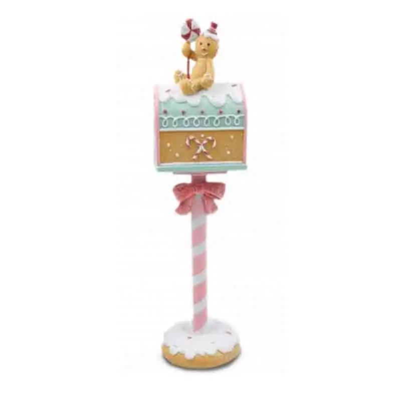 cassetta lettere in resina mail box pan di zenzero 36 cm PT006