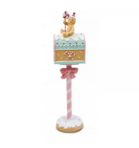 cassetta lettere in resina mail box pan di zenzero 36 cm PT006