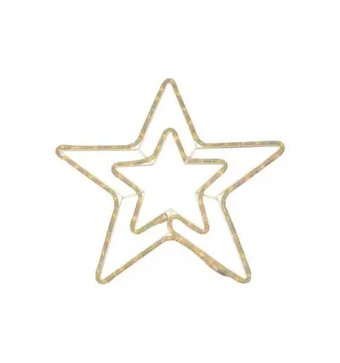 stella 40 led bianco caldo 36 cm a batt int/est 195310
