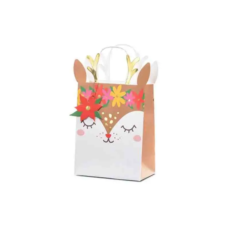 busta regalo Cervo misto 20,5 x 30 x 10,5cm TNP16