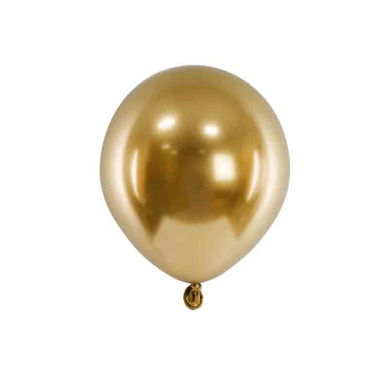 palloncini lucidi oro 12cm 50 pz CHB1-5-019-50