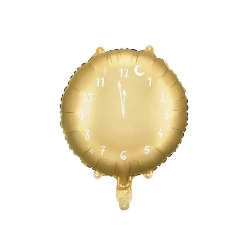 Palloncino foil orologio 45 cm oro FB159-019