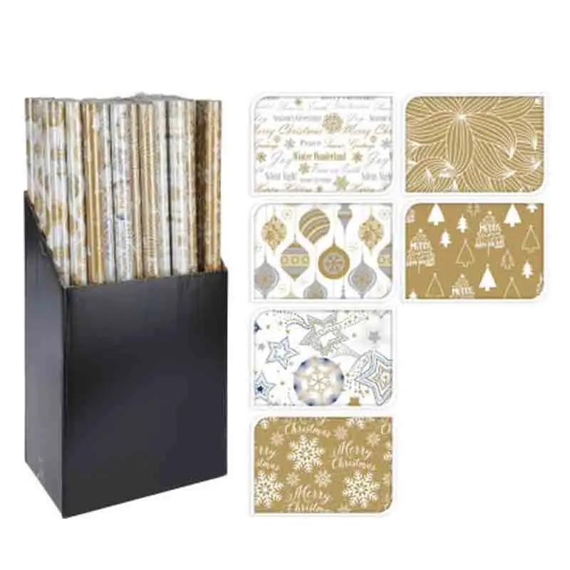 Rotolo carta regalo 70 x 200 cm colori assortiti e casuali 203762