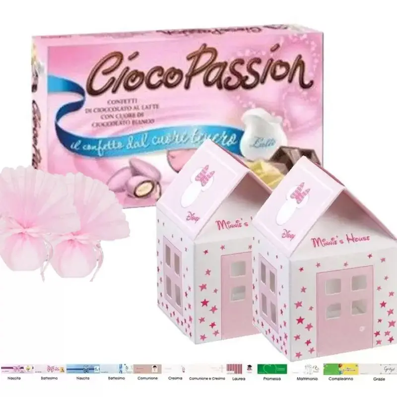 SCATOLINE CASETTE MINNIE'S STAR CON CONFETTI - 20 PZ