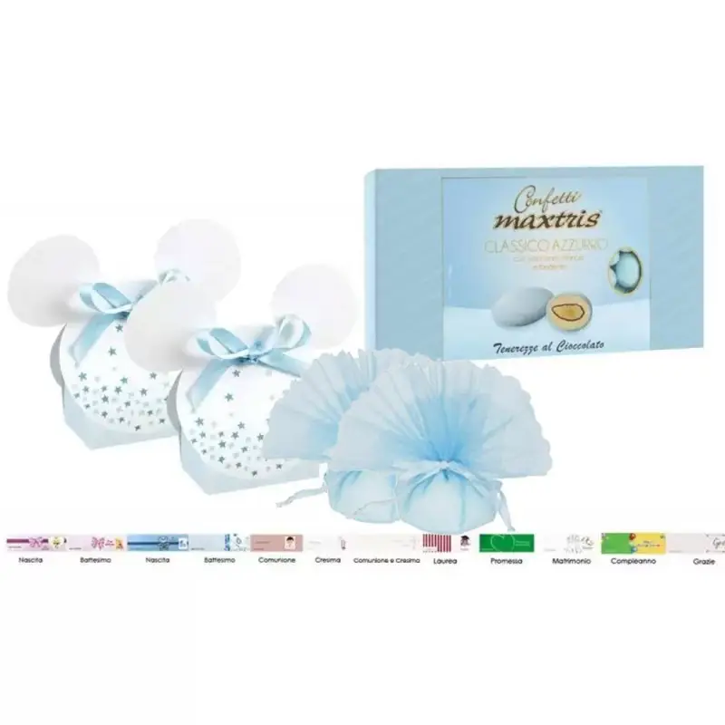 SCATOLINE MICHEY'S STARS CON MAXTRIS E SACCHETTI - 20 PZ