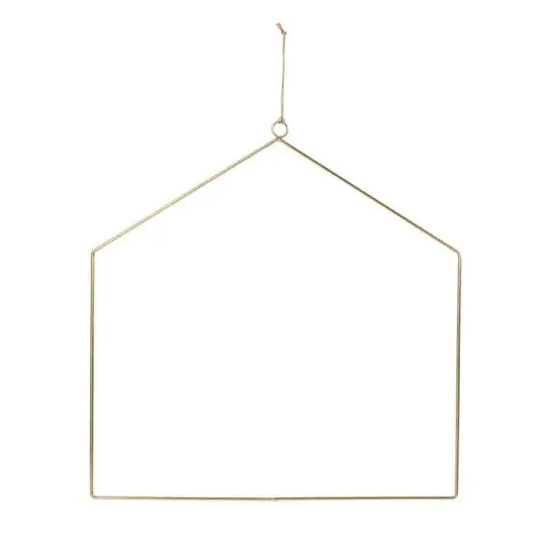 pendente a forma di casa oro 40 x 42 cm 292634