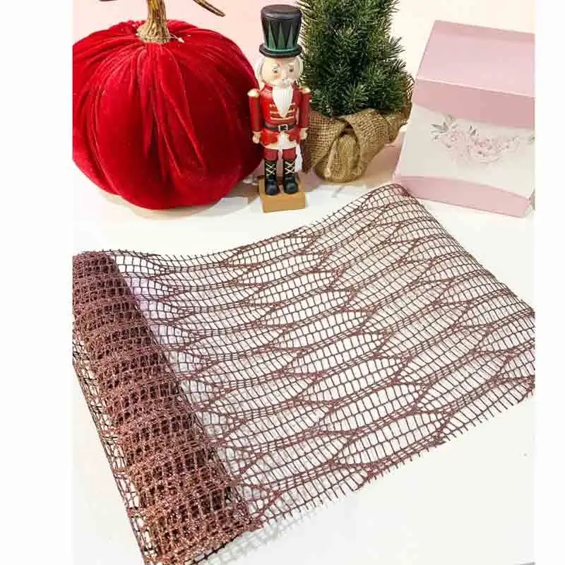 Rotolo di stoffa a rete 200 cm rame mod. assortiti e casuali 959974