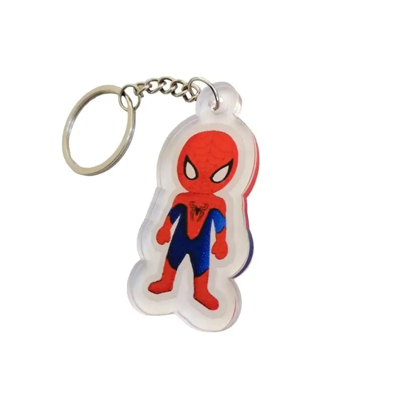 Portachiavi Spiderman / Ragnoman in plexiglass - 10pz