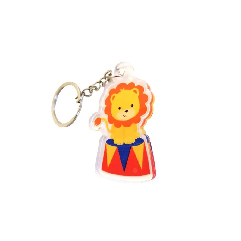 Portachiavi in plexiglass leone circo- 1 pz.