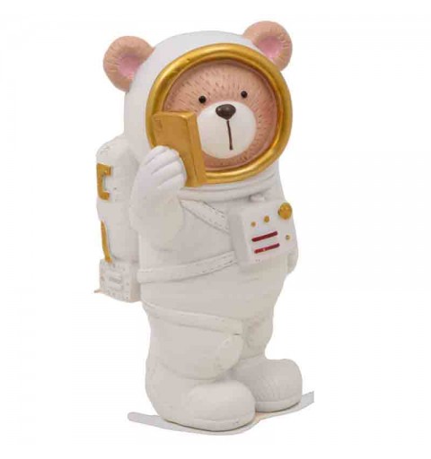 orsetto astronauta decorativo cm 10,5 X 10 X 17,5