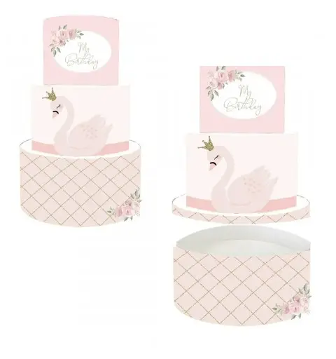 Torta Contenitore Cigno