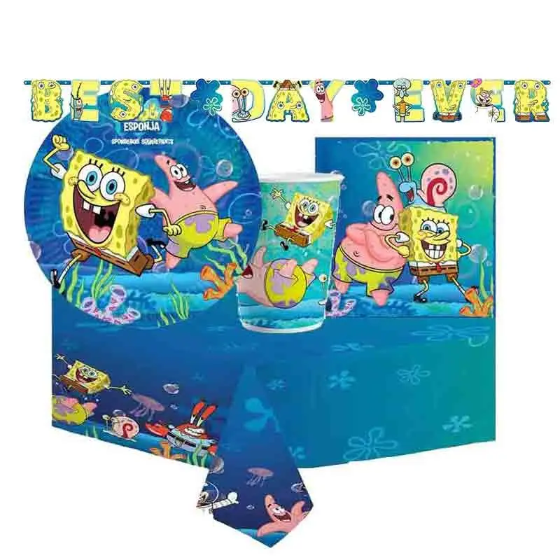 KIT N.13 SPONGEBOB CON GHIRLANDA
