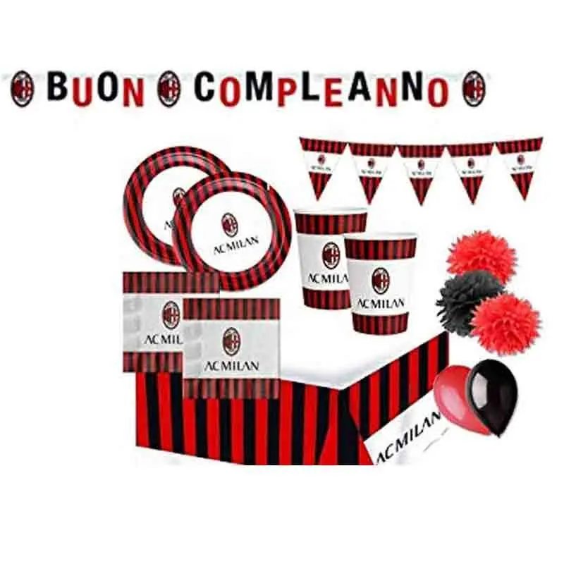 KIT N.57 AC MILAN - ADDOBBI FESTA TIFOSO