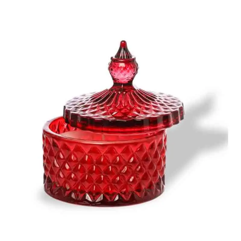 Candela in vetro rossa A29149/R