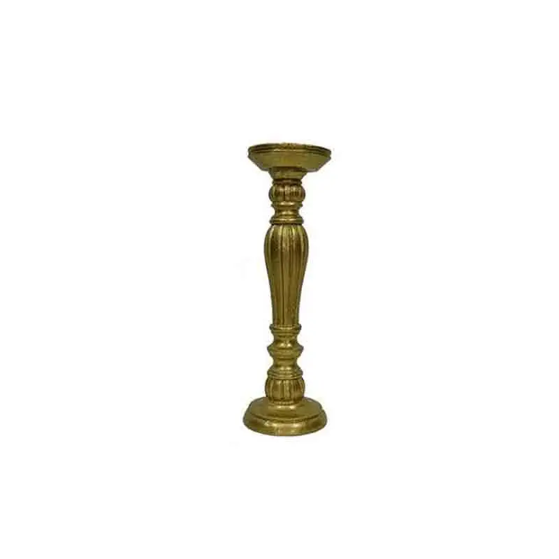 portacandele oro glitterato 35 cm DC-078724