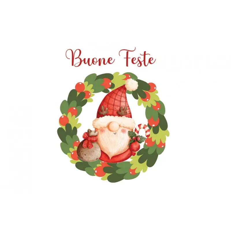 Biglietti Augurali Natalizi 40 pz - Babbo Natale
