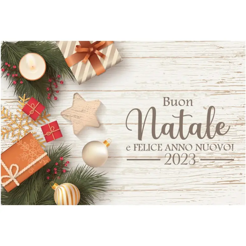 Bigliettini Augurali Natalizi 40 pz -  Shabby