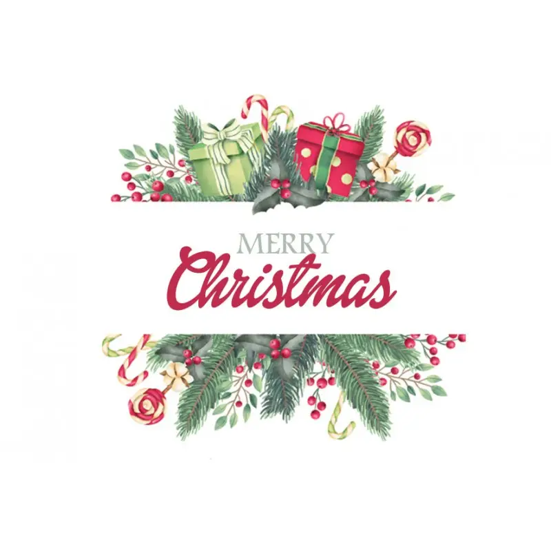 Bigliettini Augurali Natalizi 40 pz -  Merry Christmas