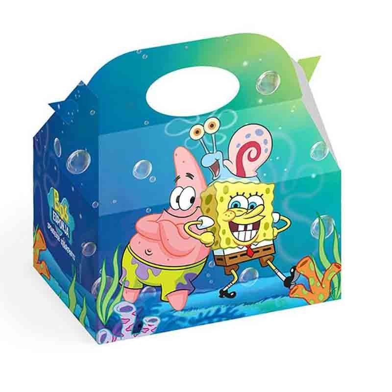 box Scatola di cartone spongebob 1 pz. 59516