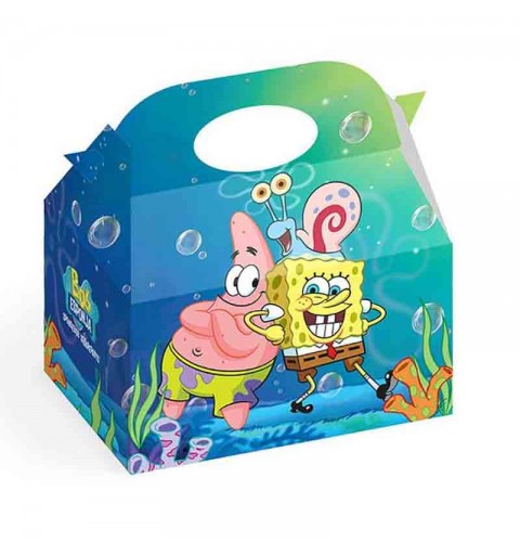 box Scatola di cartone spongebob 1 pz. 59516