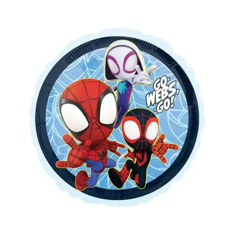 palloncino foil tondo 43 cm Spidey & Friends 4448701
