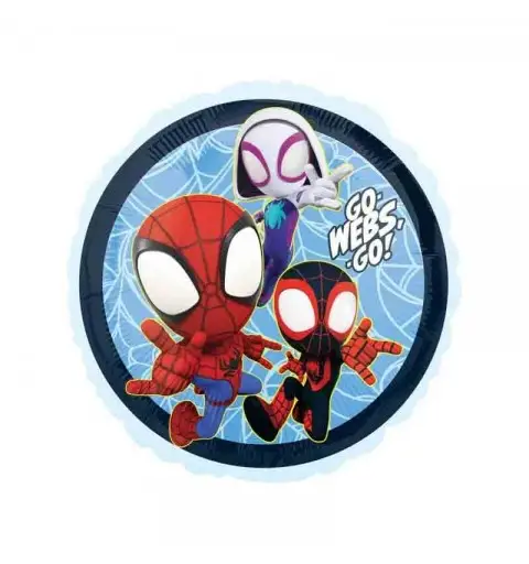 palloncino foil tondo 43 cm Spidey & Friends 4448701
