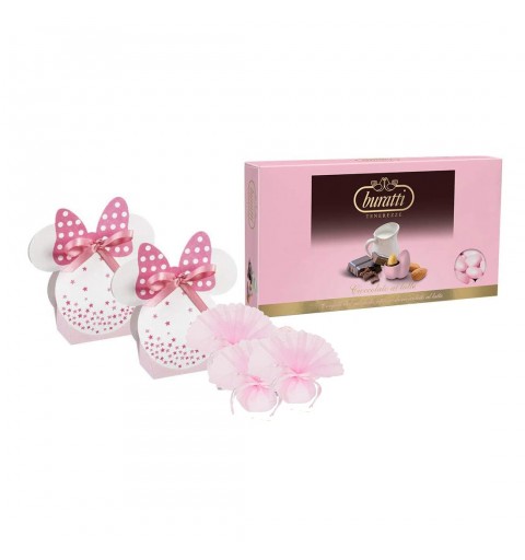 SCATOLINE MINNIE'S STARS DISNEY CON BURATTI ROSA - 20 PZ