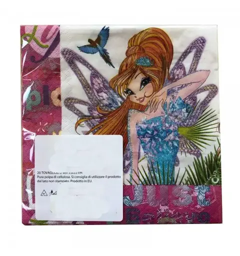 Kit n.57 Winx - addobbi festa per 8 persone