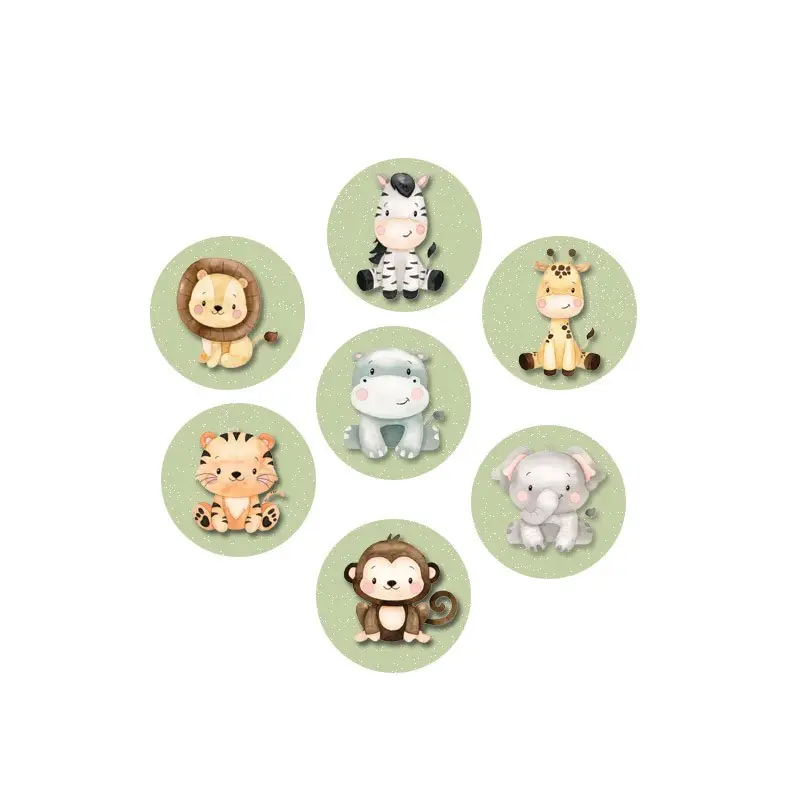 Mini cialde Animali della Savana - Safari - 24 PZ
