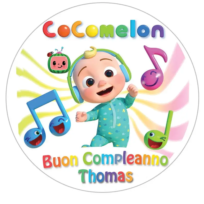 Cialda Cocomelon personalizzabile