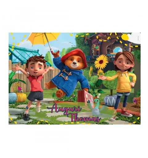 Cialda Rettangolare Orsetto Paddington personalizzabile