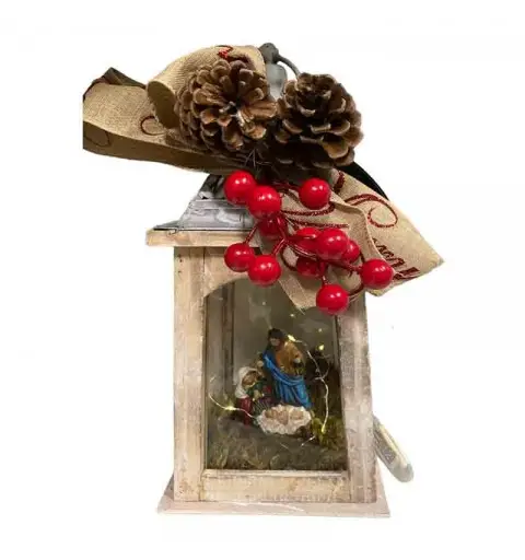 presepe in lanterna fai da te