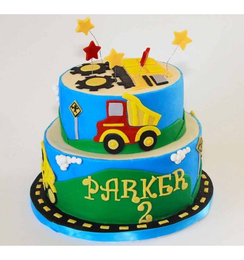 Torta di polistirolo fai da te composta da tre basi