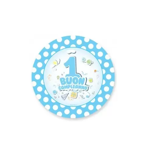KIT N 8 - ARTICOLI PER FESTA PRIMO COMPLEANNO POIS CELESTE