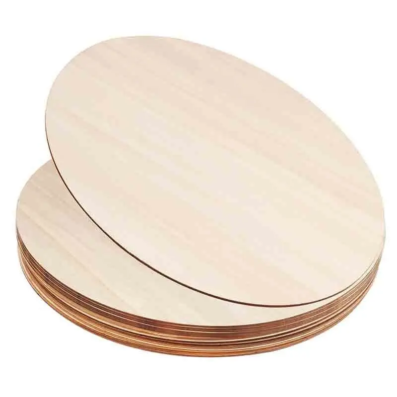 12 DISCHI IN LEGNO PER DECORAZIONI NATALIZIE 30 cm