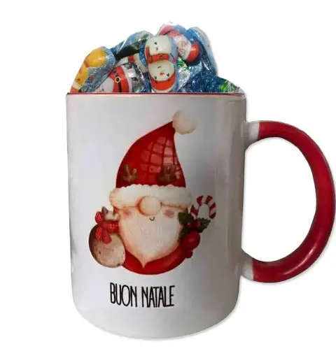 Tazza Babbo natale con cioccolatini sorini 105 g