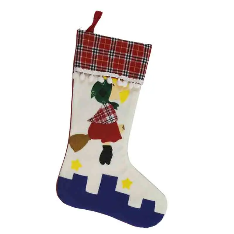 calza befana panno 94137 40 CM