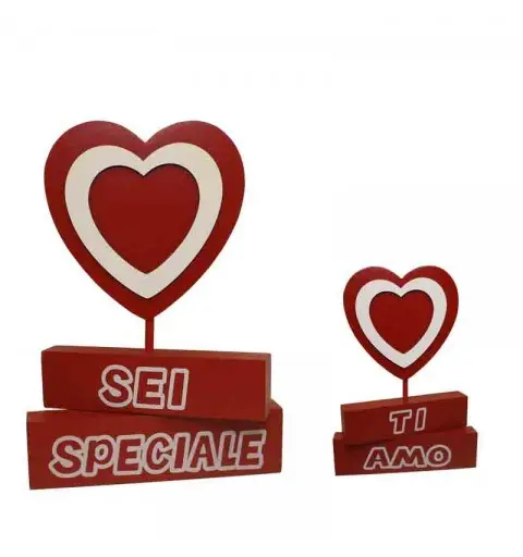 decorazione cuore san valentino 68836 14 x 18 cm