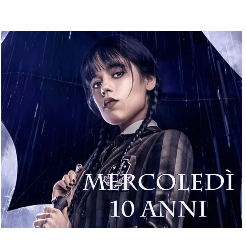 48 ADESIVI MERCOLEDì ADDAMS PERSONALIZZABILI