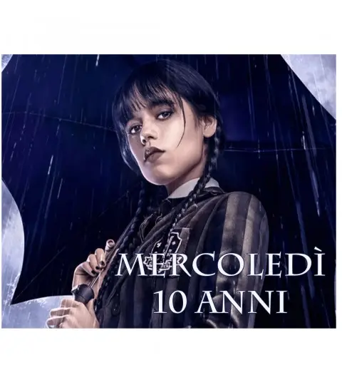 48 ADESIVI MERCOLEDì ADDAMS PERSONALIZZABILI