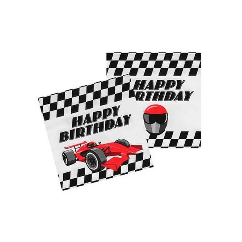 20 Tovaglioli 33 x 33 cm Speed Racing 544779