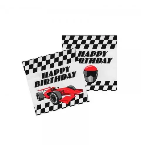 20 Tovaglioli 33 x 33 cm Speed Racing 544779