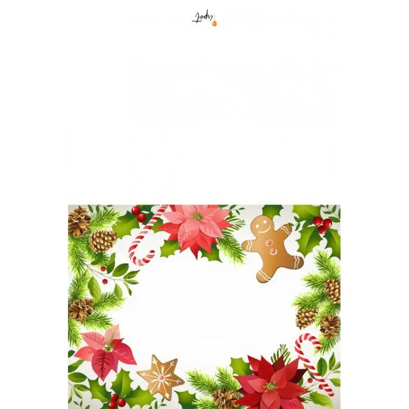 TARGHETTA SEGNATAVOLO TEMA NATALE