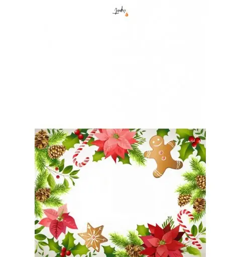 TARGHETTA SEGNATAVOLO TEMA NATALE