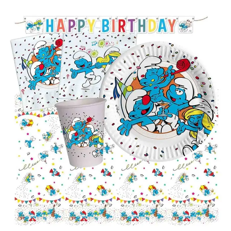 KIT N.13 - FESTA PUFFI SMURFS