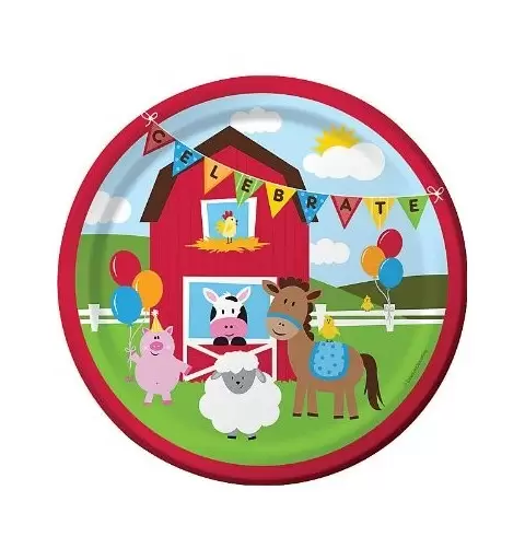 KIT N 22 COORDINATO FATTORIA SET COMPLEANNO FESTA A TEMA BAMBINI BAMBINO