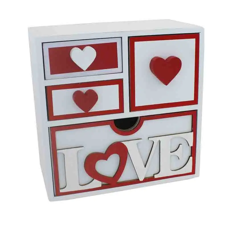 mobiletto 4 cassetti love 18 x 10 x 18 cm 95271