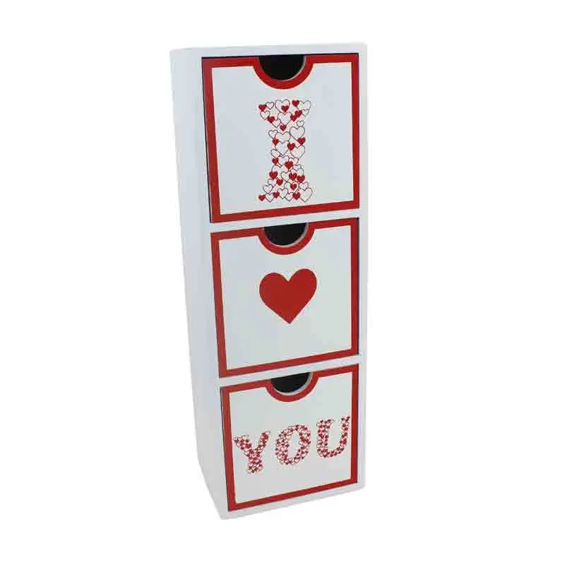 mobiletto tre cassetti love 9 x 8 x 26 cm 95264